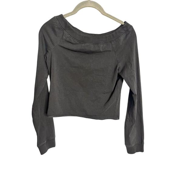 NEW Free People FP Movement Hot Shot Easy Set Medium Black Long Sleeve Shorts - Picture 6 of 10